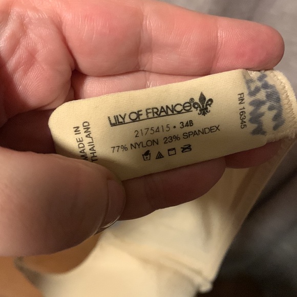 Lily of France passed push-up bra 34B - Picture 4 of 5